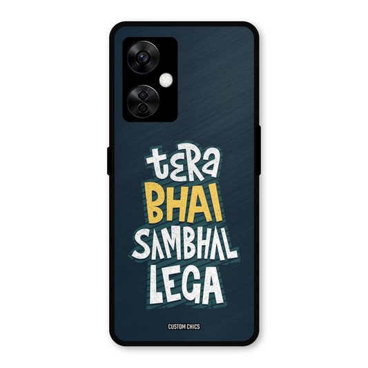Tera Bhai OnePlus Nord CE 3 Lite Mobile Back Cover - Typography PrintShield Case