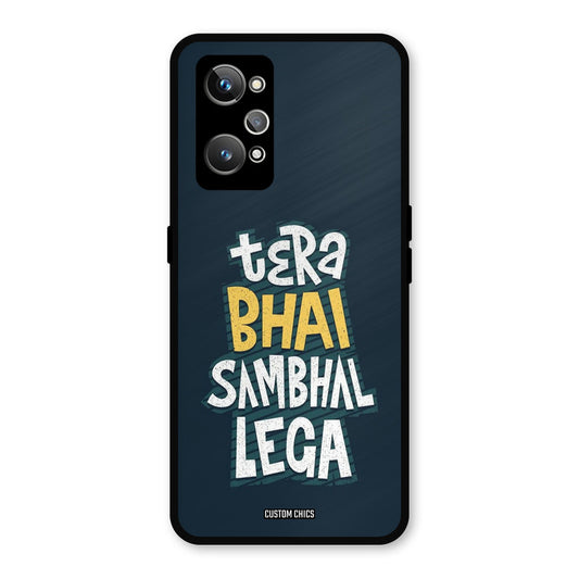 Tera Bhai Realme GT Neo 2 Mobile Back Cover - Typography PrintShield Case
