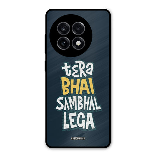 Tera Bhai OnePlus 13R Mobile Back Cover - Typography PrintShield Case