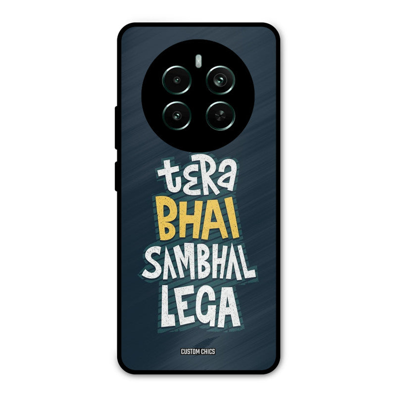 Tera Bhai Realme 12 Plus Mobile Back Cover - Typography PrintShield Case