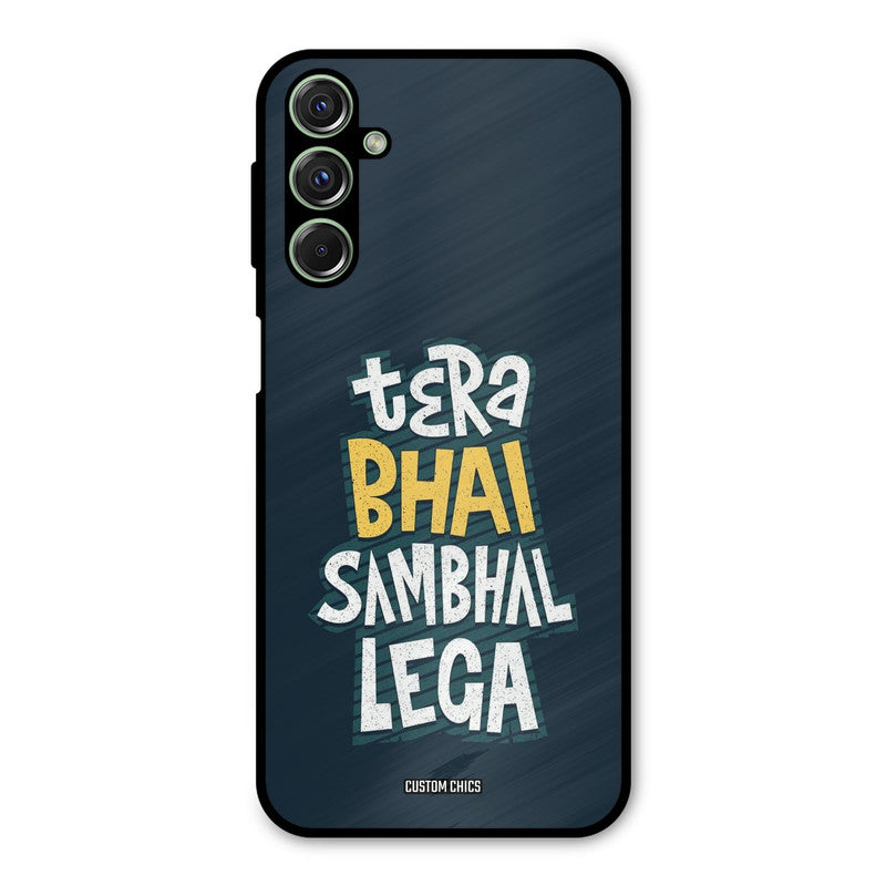 Tera Bhai Samsung Galaxy M34 Mobile Back Cover - Typography PrintShield Case