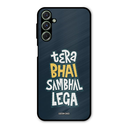 Tera Bhai Samsung Galaxy M34 Mobile Back Cover - Typography PrintShield Case
