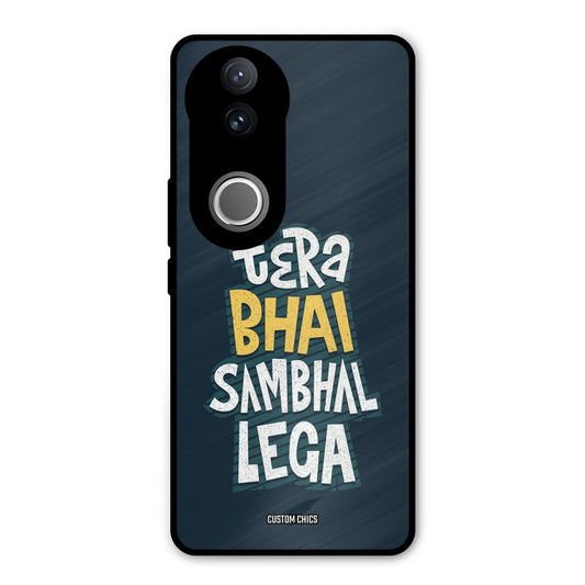 Tera Bhai Vivo V50 Mobile Back Cover - Typography PrintShield Case