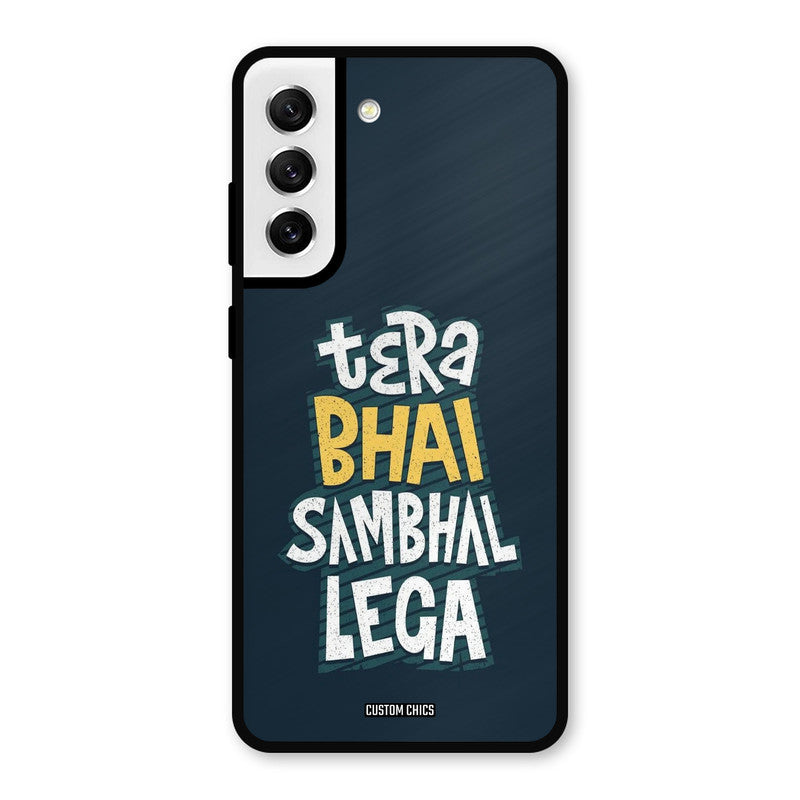 Tera Bhai Samsung Galaxy S21 FE 5G Mobile Back Cover - Typography PrintShield Case