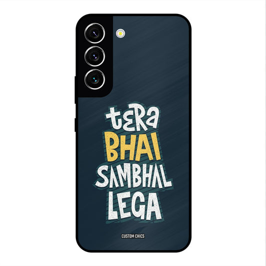 Tera Bhai Samsung Galaxy S22 Mobile Back Cover - Typography PrintShield Case