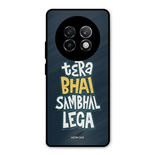 Tera Bhai Realme 13 Plus Mobile Back Cover - Typography PrintShield Case
