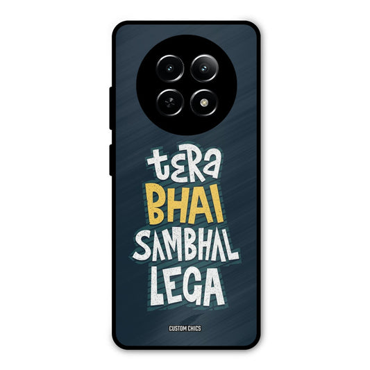 Tera Bhai Realme Narzo N65 Mobile Back Cover - Typography PrintShield Case