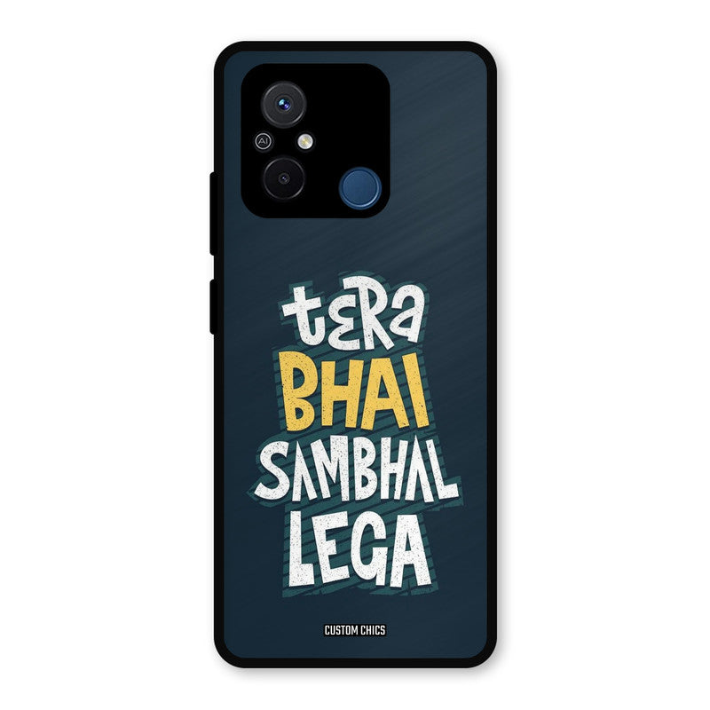 Tera Bhai Redmi 12c Mobile Back Cover - Typography PrintShield Case