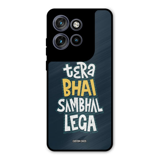 Tera Bhai Motorola Edge 50 Neo Mobile Back Cover - Typography PrintShield Case