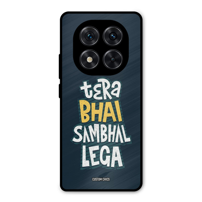 Tera Bhai Redmi Note 14 Pro Mobile Back Cover - Typography PrintShield Case