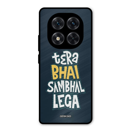 Tera Bhai Redmi Note 14 Pro Mobile Back Cover - Typography PrintShield Case
