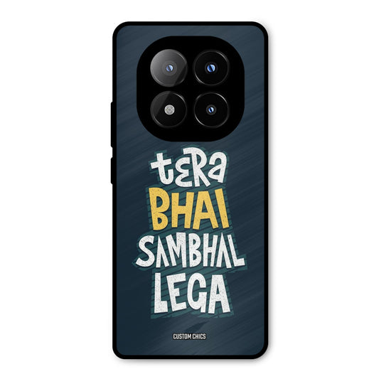 Tera Bhai Redmi Note 14 Pro Plus 5G Mobile Back Cover - Typography PrintShield Case