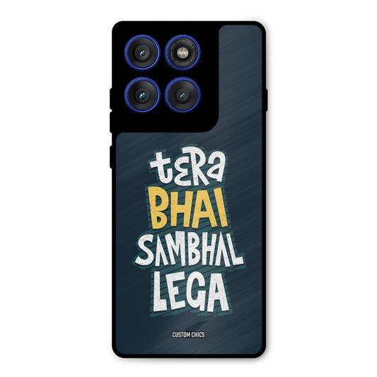 Tera Bhai Motorola Edge 60 Pro Mobile Back Cover - Typography PrintShield Case