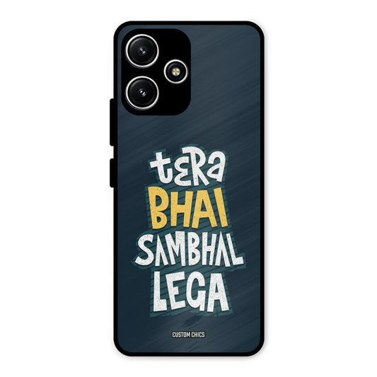 Tera Bhai Redmi 12 5G Mobile Back Cover - Typography PrintShield Case