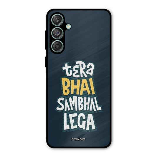Tera Bhai Samsung Galaxy M55 5G Mobile Back Cover - Typography PrintShield Case