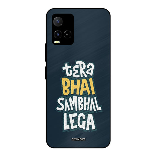 Tera Bhai Vivo Y33s Mobile Back Cover - Typography PrintShield Case