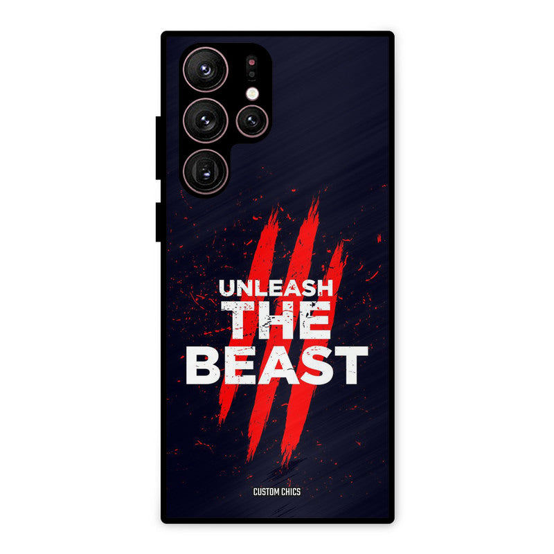 The Beast Samsung Galaxy S22 Ultra Mobile Back Cover - Typography PrintShield Case