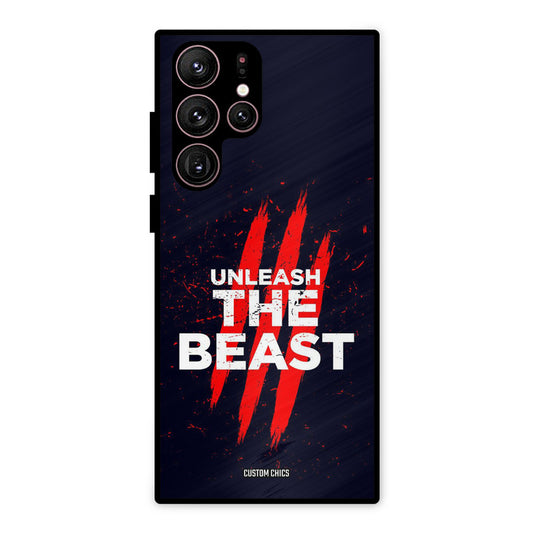 The Beast Samsung Galaxy S22 Ultra Mobile Back Cover - Typography PrintShield Case