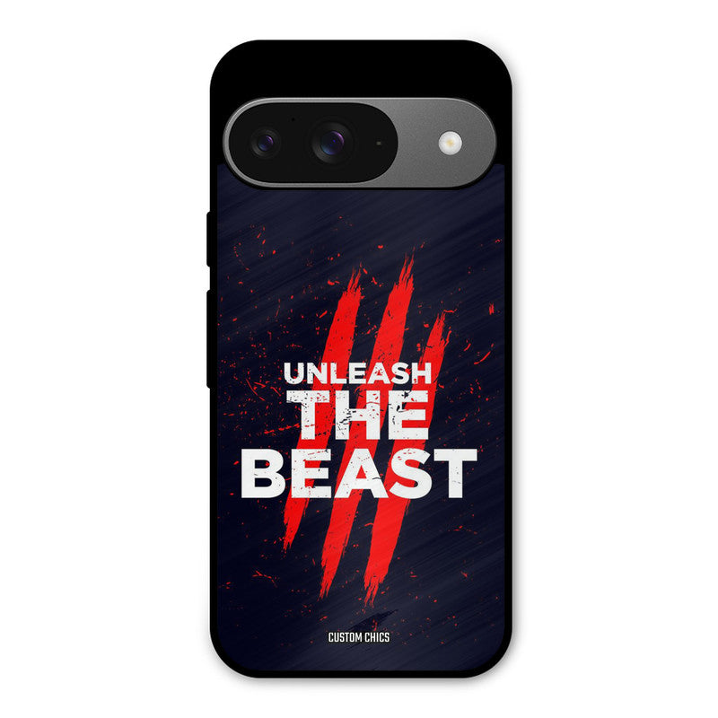 The Beast Google Pixel 9 Mobile Back Cover - Typography PrintShield Case