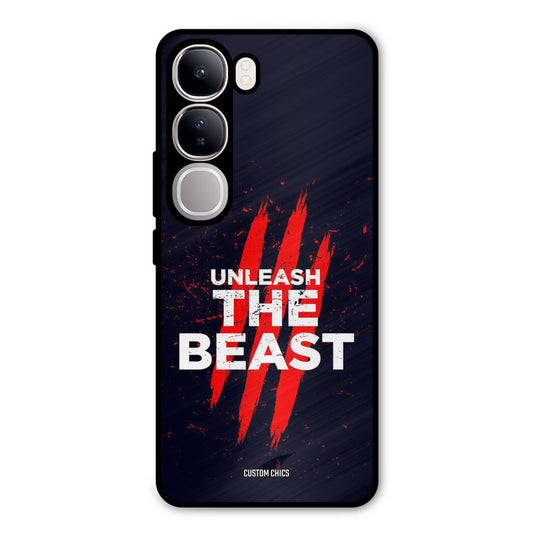 The Beast Vivo Y300 Mobile Back Cover - Typography PrintShield Case