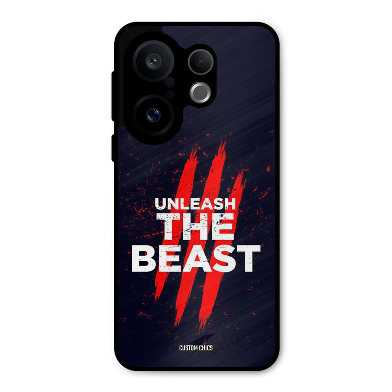 The Beast Vivo X200 FE Mobile Back Cover - Typography PrintShield Case