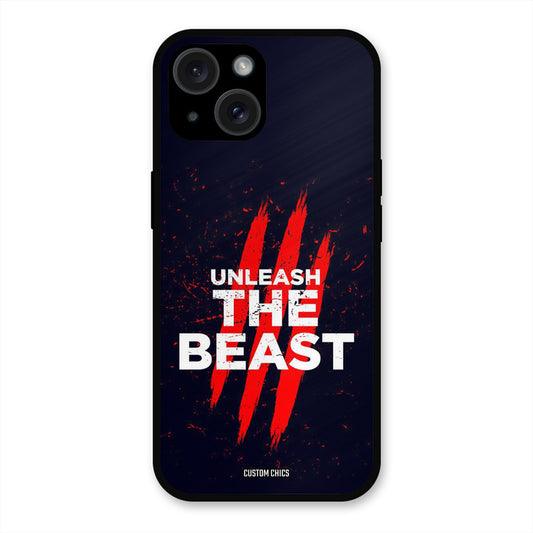 The Beast iPhone 15 Mobile Back Cover - Typography PrintShield Case