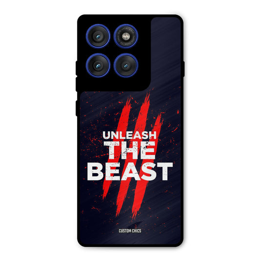 The Beast Motorola Edge 60 Pro Mobile Back Cover - Typography PrintShield Case
