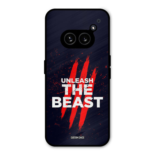 The Beast Nothing Phone 2a Mobile Back Cover - Typography PrintShield Case