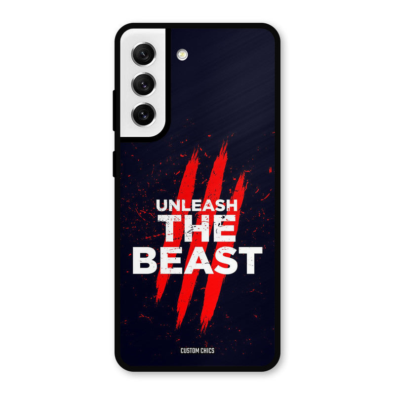 The Beast Samsung Galaxy S21 FE 5G Mobile Back Cover - Typography PrintShield Case