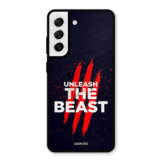 The Beast Samsung Galaxy S21 FE 5G Mobile Back Cover - Typography PrintShield Case