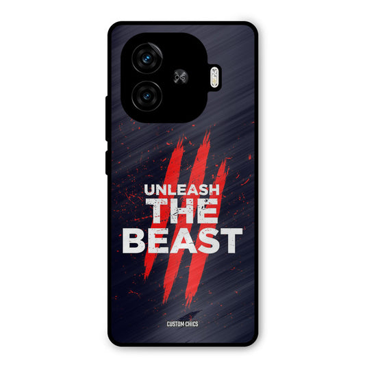 The Beast iQoo Z9 Turbo Mobile Back Cover - Typography PrintShield Case