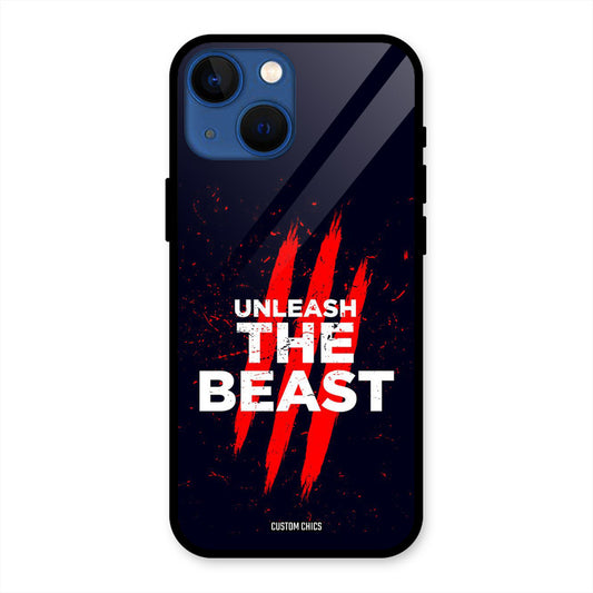 The Beast iPhone 13 Mini Mobile Back Cover - Typography PrintShield Case