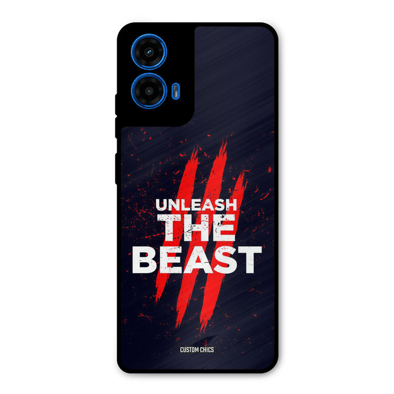 The Beast Moto G45 Mobile Back Cover - Typography PrintShield Case