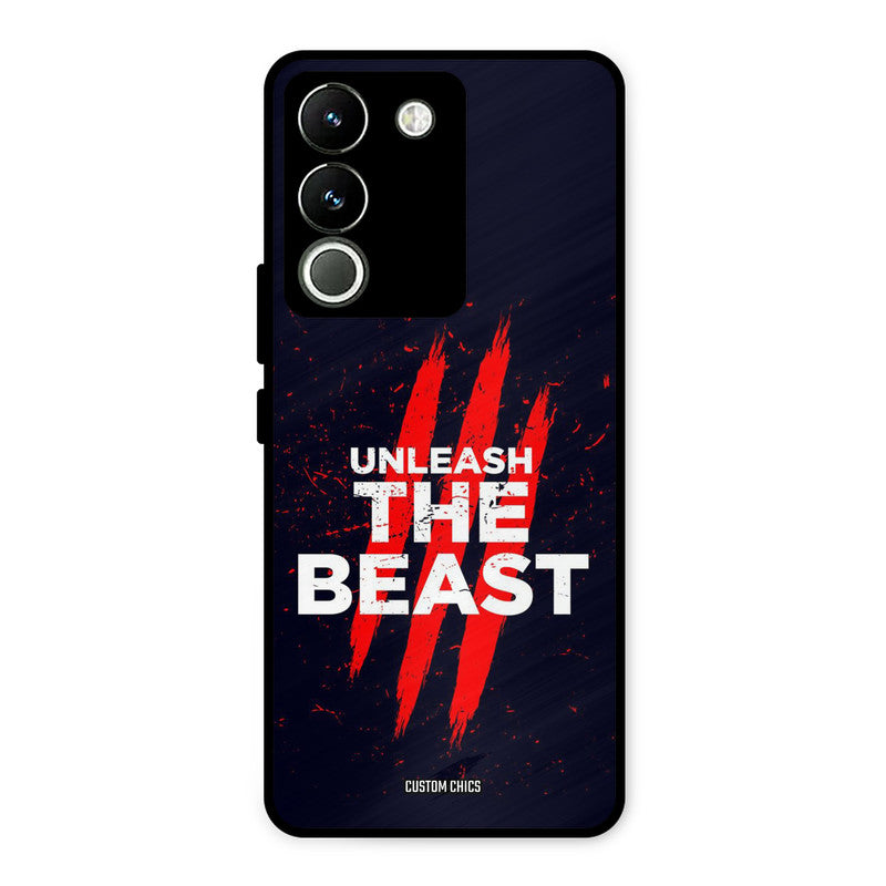 The Beast Vivo Y200 Mobile Back Cover - Typography PrintShield Case