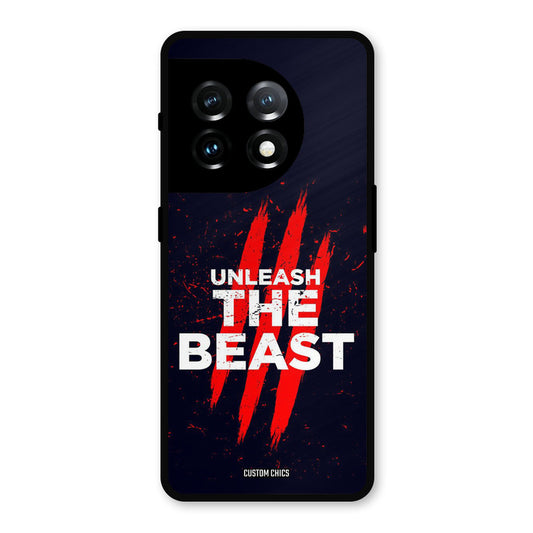 The Beast OnePlus 11 Mobile Back Cover - Typography PrintShield Case