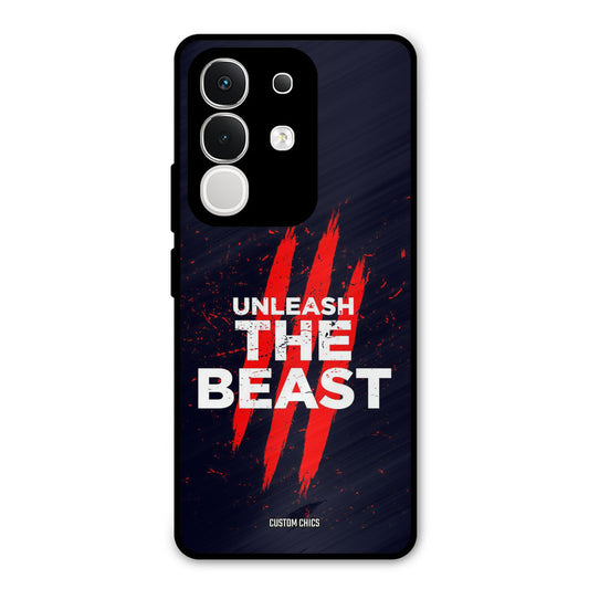 The Beast Vivo T4x Mobile Back Cover - Typography PrintShield Case