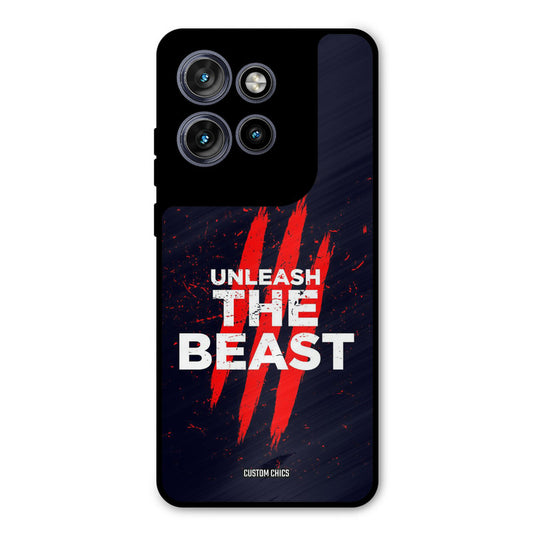 The Beast Motorola Edge 50 Neo Mobile Back Cover - Typography PrintShield Case