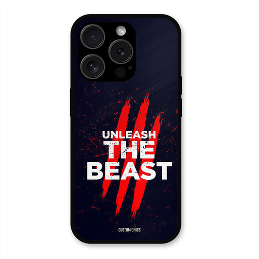 The Beast iPhone 15 Pro Max Mobile Back Cover - Typography PrintShield Case