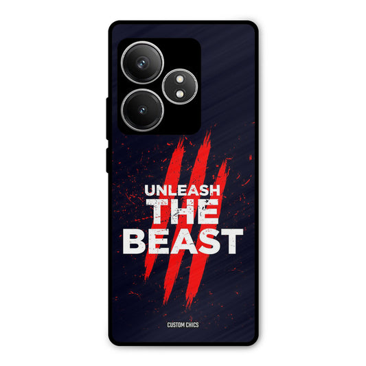 The Beast Realme GT 6T Mobile Back Cover - Typography PrintShield Case