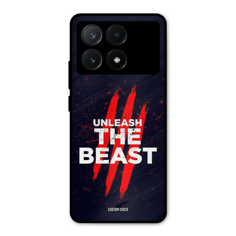 The Beast Poco X6 Pro Mobile Back Cover - Typography PrintShield Case