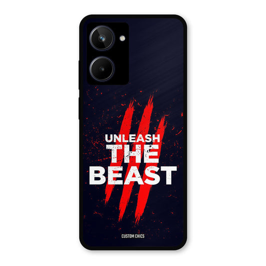 The Beast Realme 10 Mobile Back Cover - Typography PrintShield Case