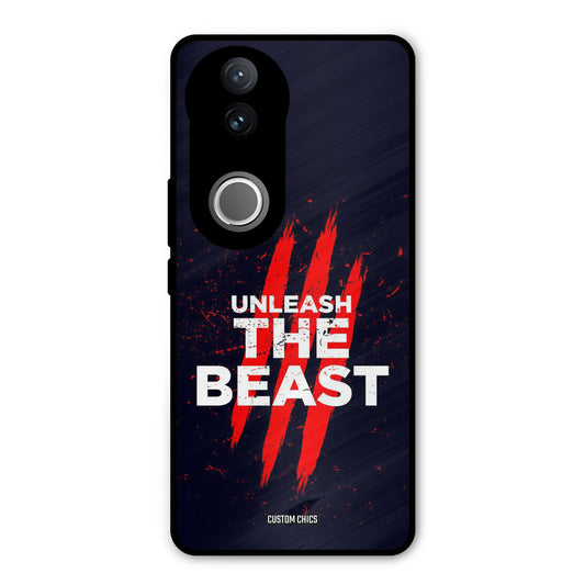 The Beast Vivo V50 Mobile Back Cover - Typography PrintShield Case