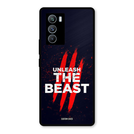 The Beast iQOO 9SE Mobile Back Cover - Typography PrintShield Case