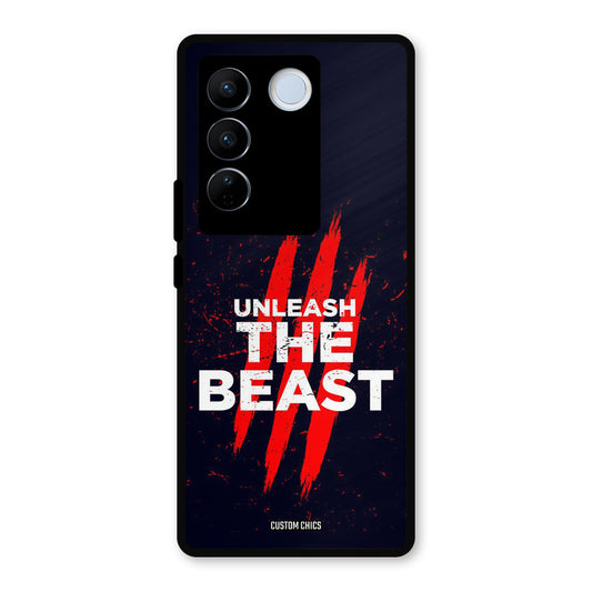 The Beast Vivo V27 Pro Mobile Back Cover - Typography PrintShield Case