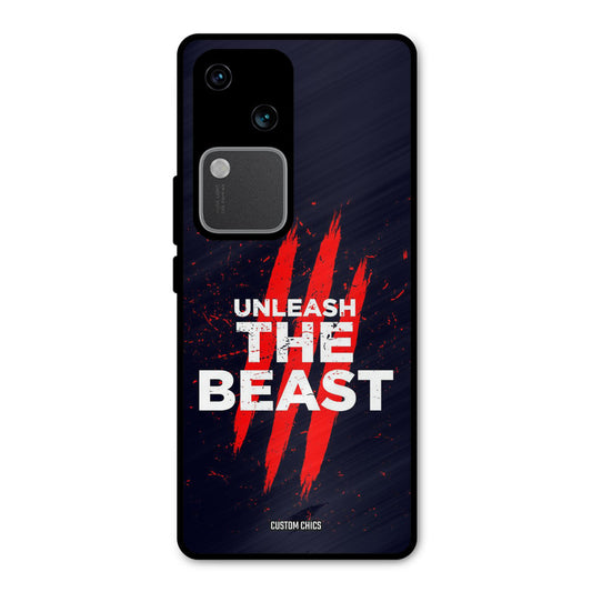 The Beast Vivo V30 Mobile Back Cover - Typography PrintShield Case