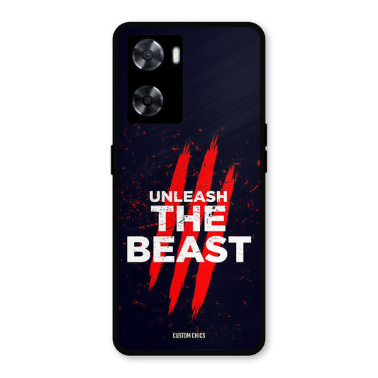 The Beast Oppo A57 2022 Mobile Back Cover - Typography PrintShield Case
