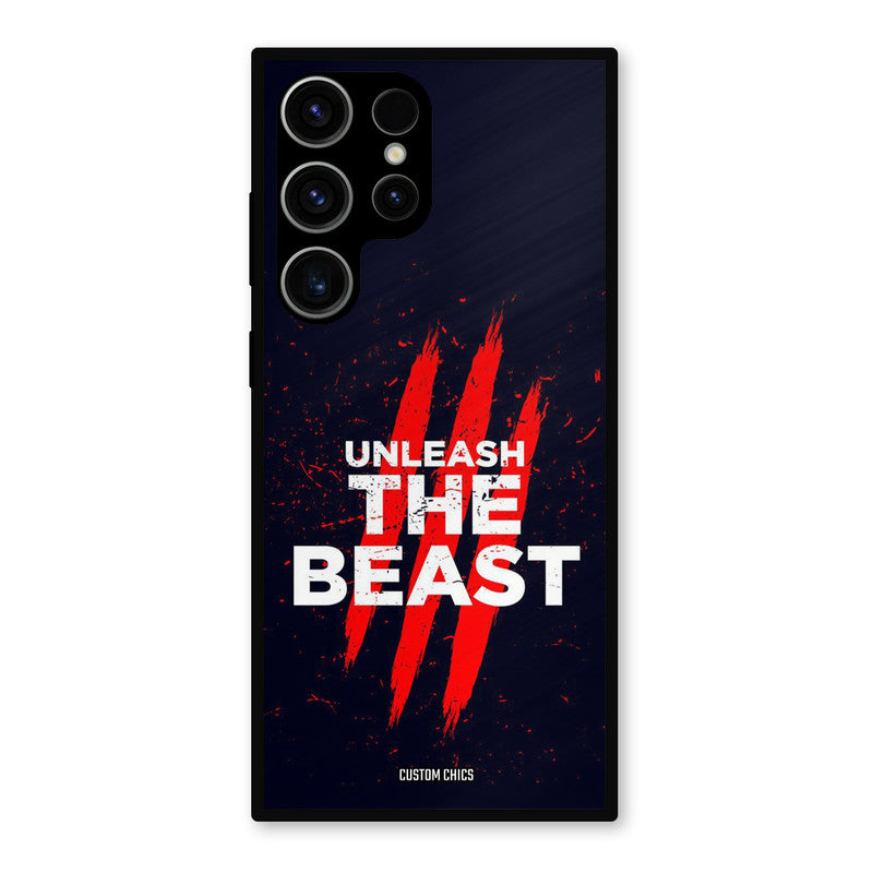 The Beast Samsung Galaxy S23 Ultra Mobile Back Cover - Typography PrintShield Case