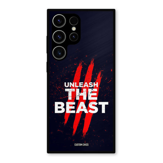 The Beast Samsung Galaxy S23 Ultra Mobile Back Cover - Typography PrintShield Case