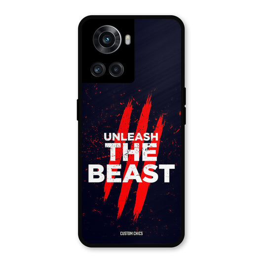 The Beast OnePlus 10R Mobile Back Cover - Typography PrintShield Case