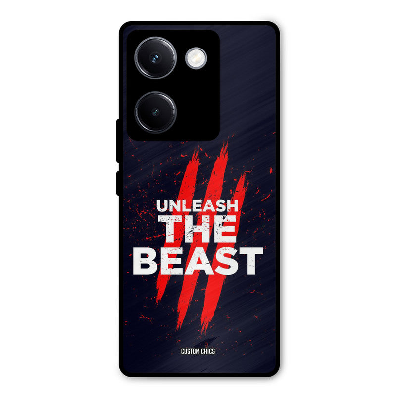 The Beast Vivo Y300 Plus Mobile Back Cover - Typography PrintShield Case